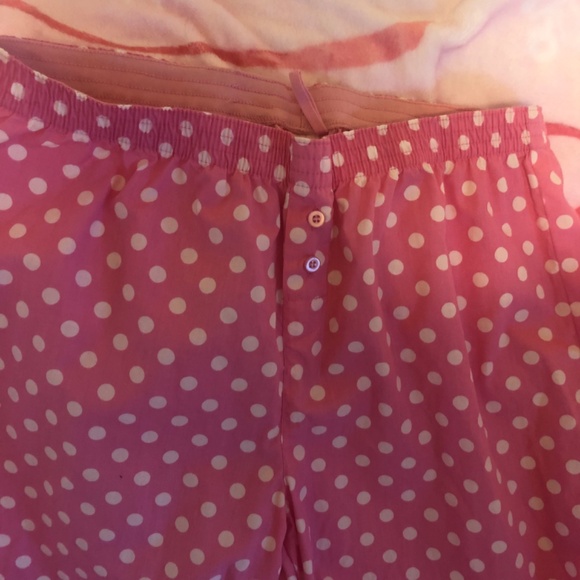Holiday Sale price drop Like New Victoria Secret Pink Polka Dot PJ Bottoms - Picture 3 of 5